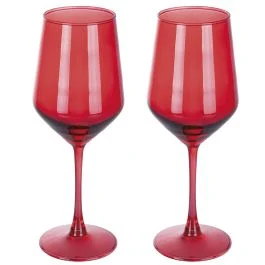 Set 2 calici vino 510 ml, rosso, Rubino Sibilla
