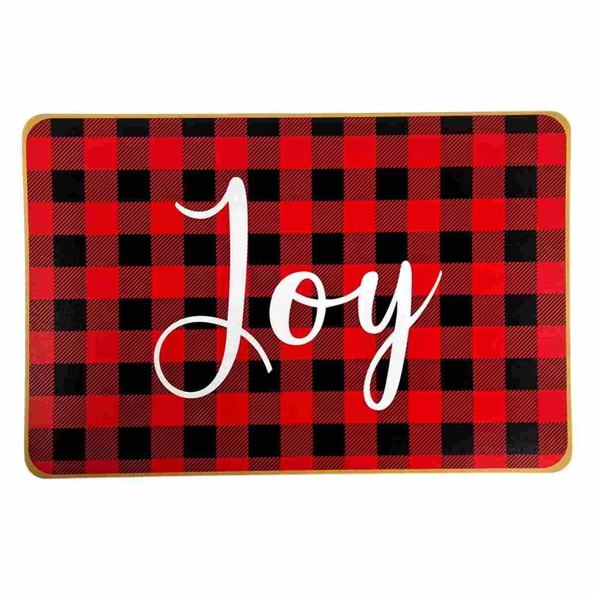 Tovaglietta Natalizia Sottopiatto PVC Tartan Quadri Rosso cm.30x46