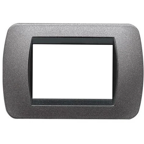 Bticino Living International placca 3 moduli grafite L4803GF