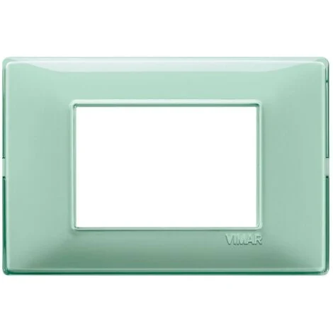 Vimar Plana placca 3 moduli colore menta 14653.44