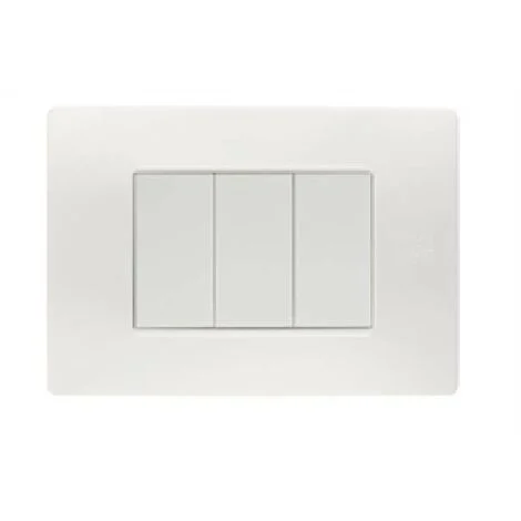 Urmet Simon Nea Flexa placca 3 moduli colore bianco nea 11803.BN