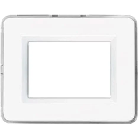 Placca Ave Personal Sistema 44 tecnopolimero 3 moduli bianco 44P03B