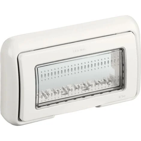 Bticino placca stagna 4 moduli IP55 per Serie Matix 25604B