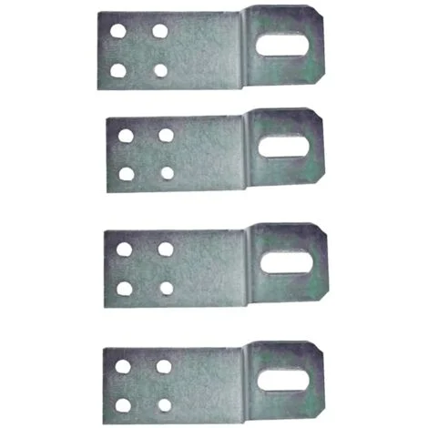 Set staffe Gewiss in acciaio per montaggio quadri GW46446