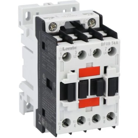Contattore Lovato quadripolare 25A bobina in AC 230VAC BF09T4A230
