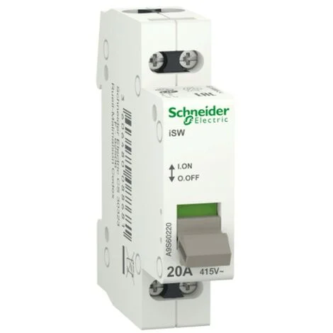 Sezionatore Schneider 2P 20A 1 modulo A9S60220