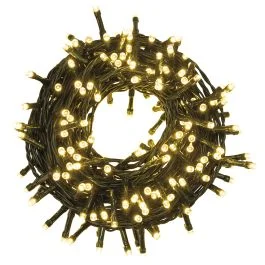 Filo 240 led bianco caldo, 10,7 m 3,6W, uso esterno