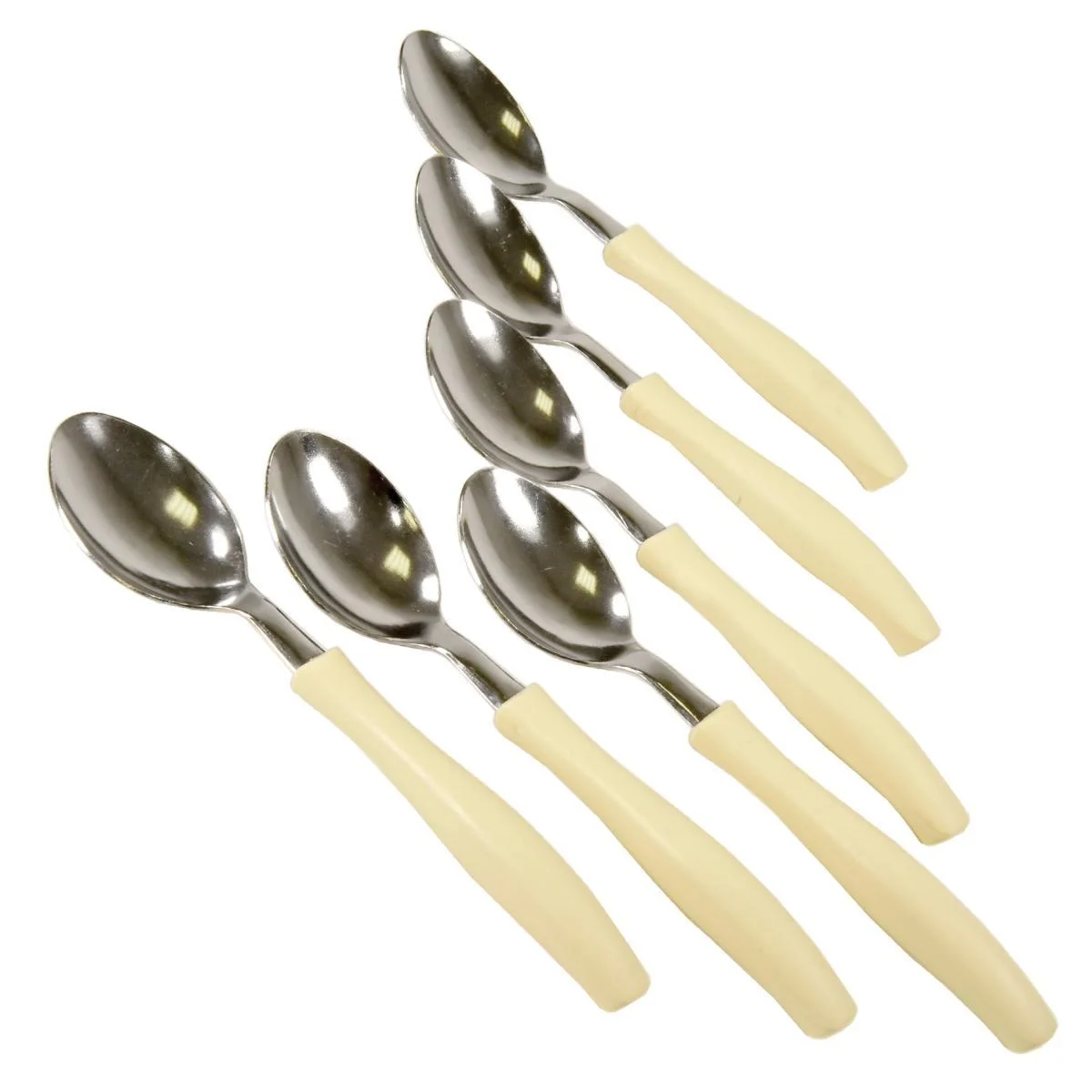Cucchiai Tavola Set pz.6 Tavolallegra Bianco cm.20