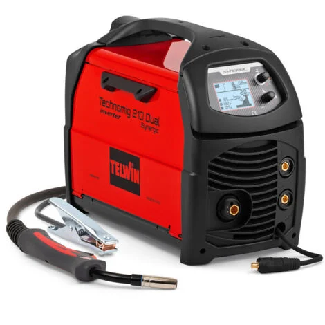 Saldatrice inverter a filo continuo MIG MAG Telwin Technomig 210 Dual Synergic