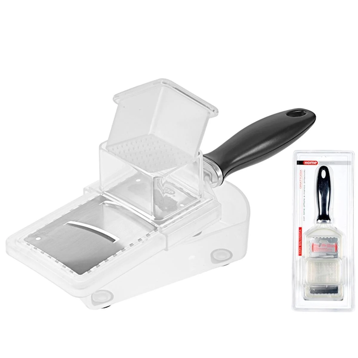Grattugia Inox con Salvadita