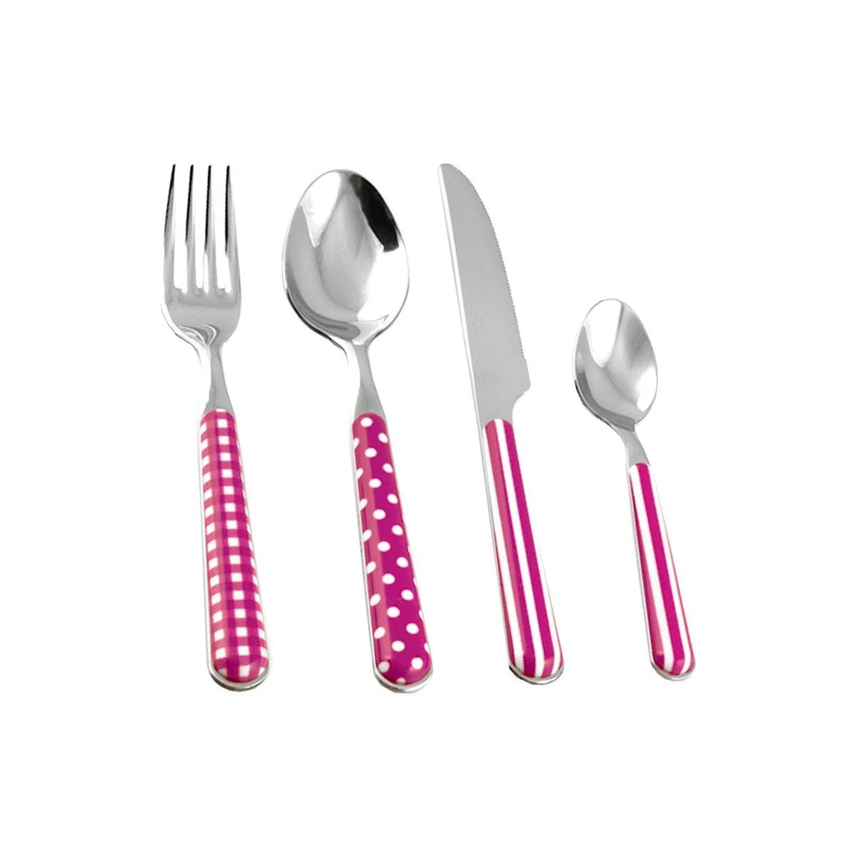 Posate Tavola Inox Set pz.24 Provence Lilla