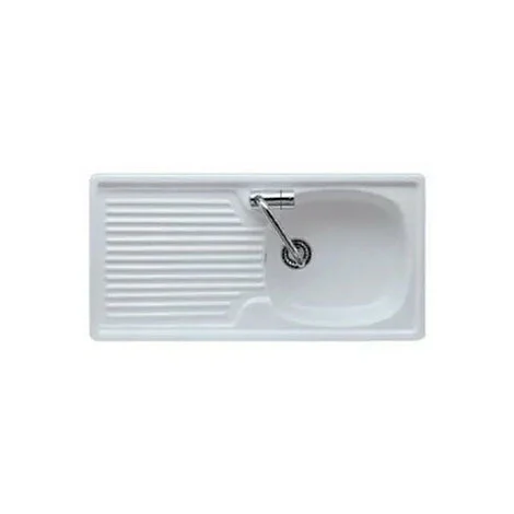 Lavello Cucina In Ceramica Reversibile 80x45 Cm Una Vasca Con Gocciolatoio