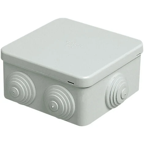 Scatola di derivazione da esterno Vimar quadrata passacavi IP44 V55003