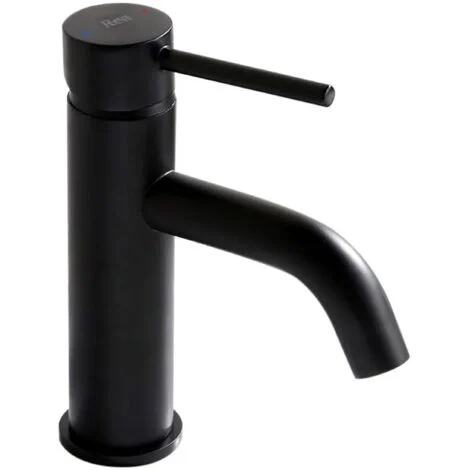 RUBINETTO PER LAVABO BASSO LUNGO NERO SKU REA-B4102