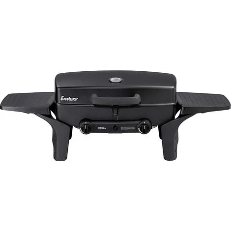 Barbecue a Gas modello Urban portatile a due fuochi con piastra in ghisa