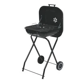 Barbecue con coperchio e ruote 49x47xh.83 cm, BestBQ