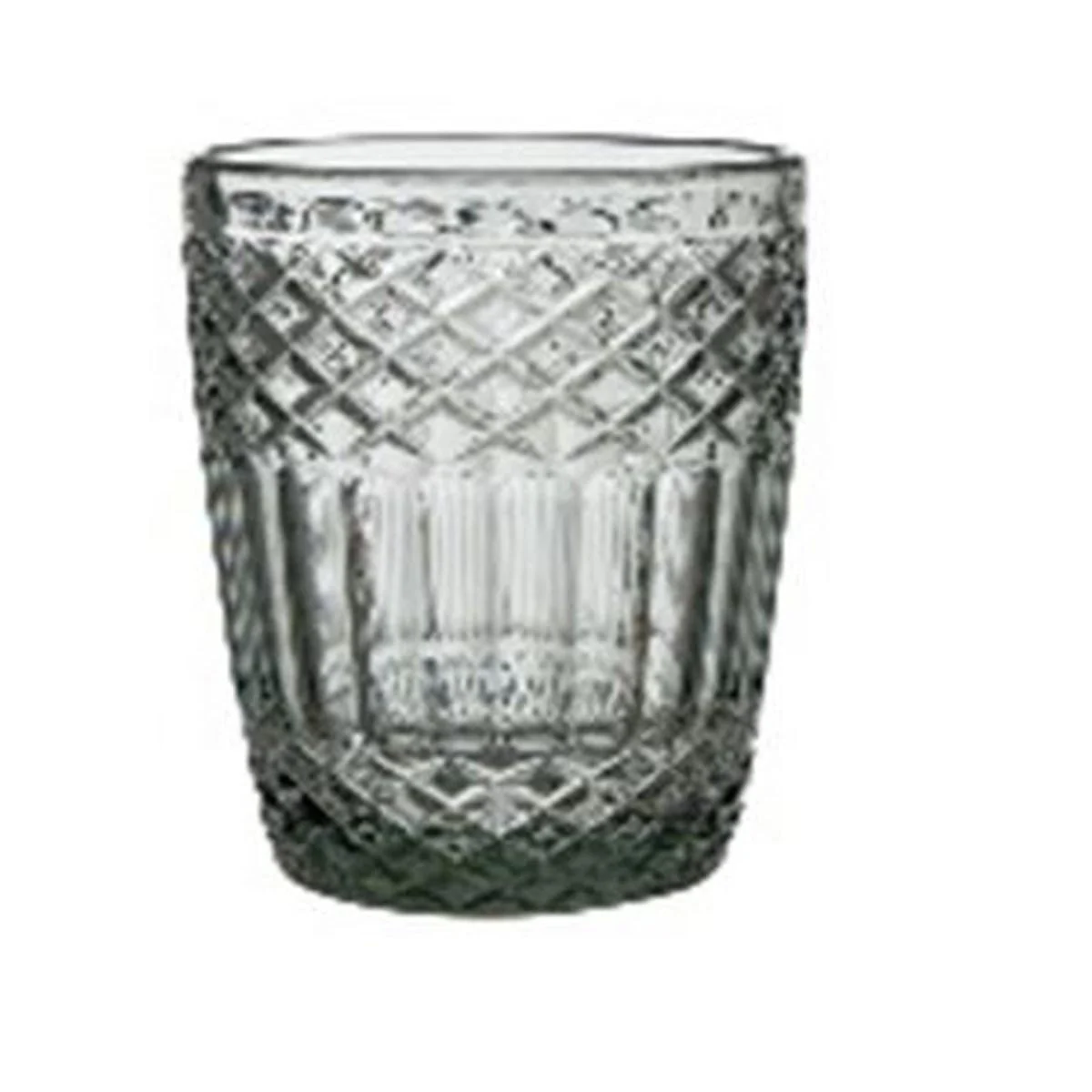 Bicchiere Vetro Singolo Acqua Agadir Grigio Fumè ml.300