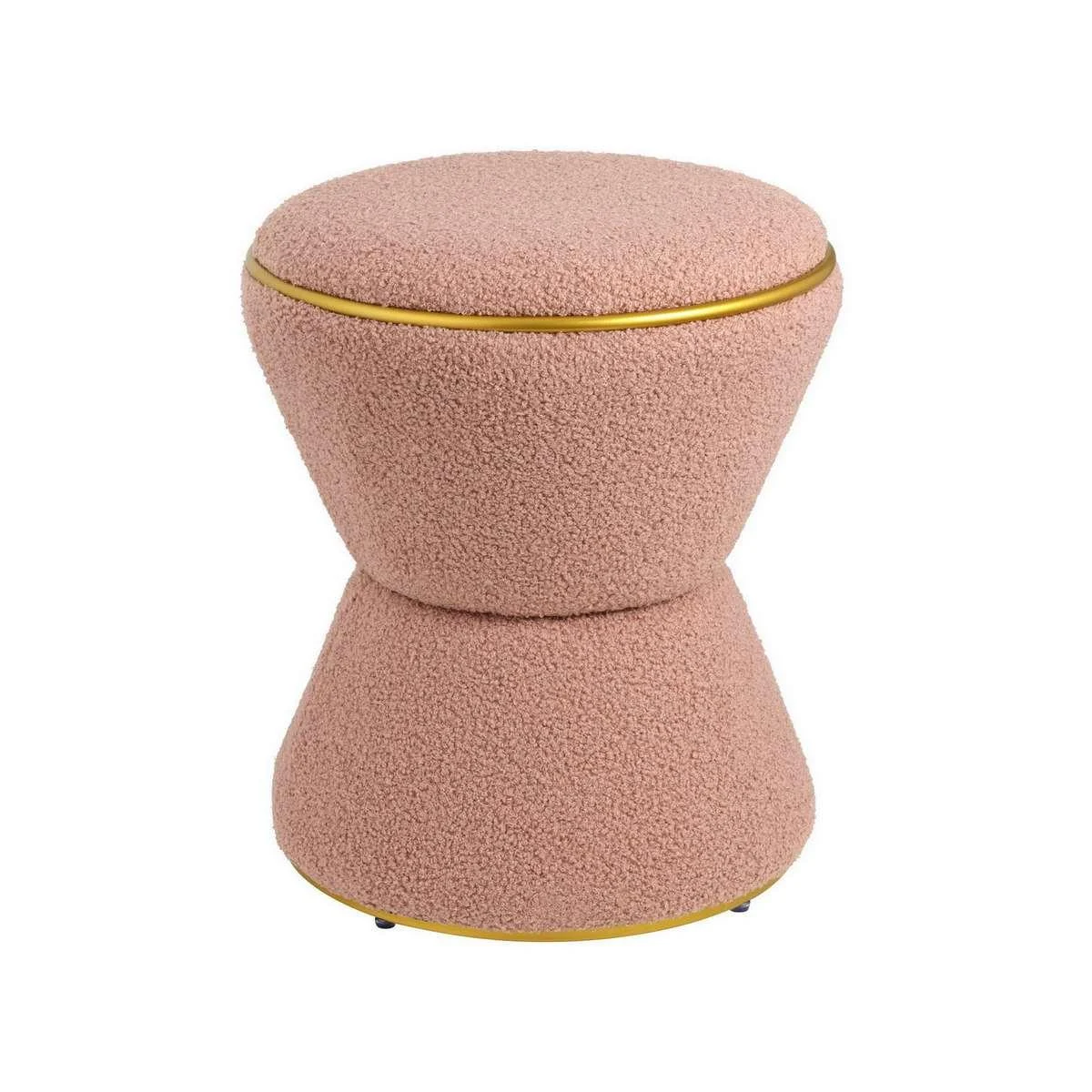 Pouf Clessidra Rosa cm.38x38x43