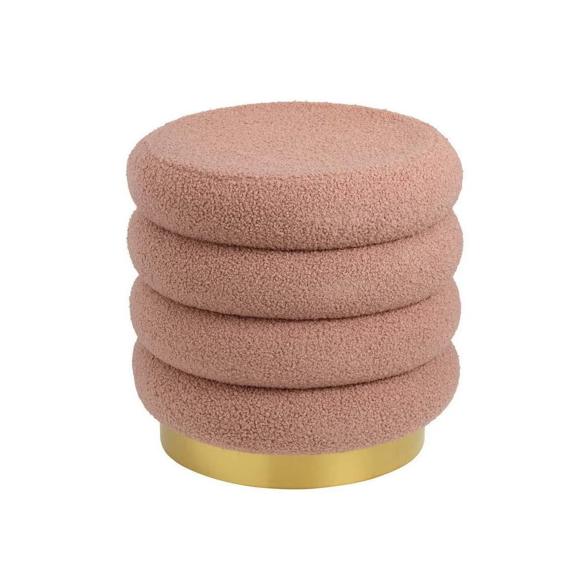 Pouf Macaron Rosa Cipria cm.40x40x40