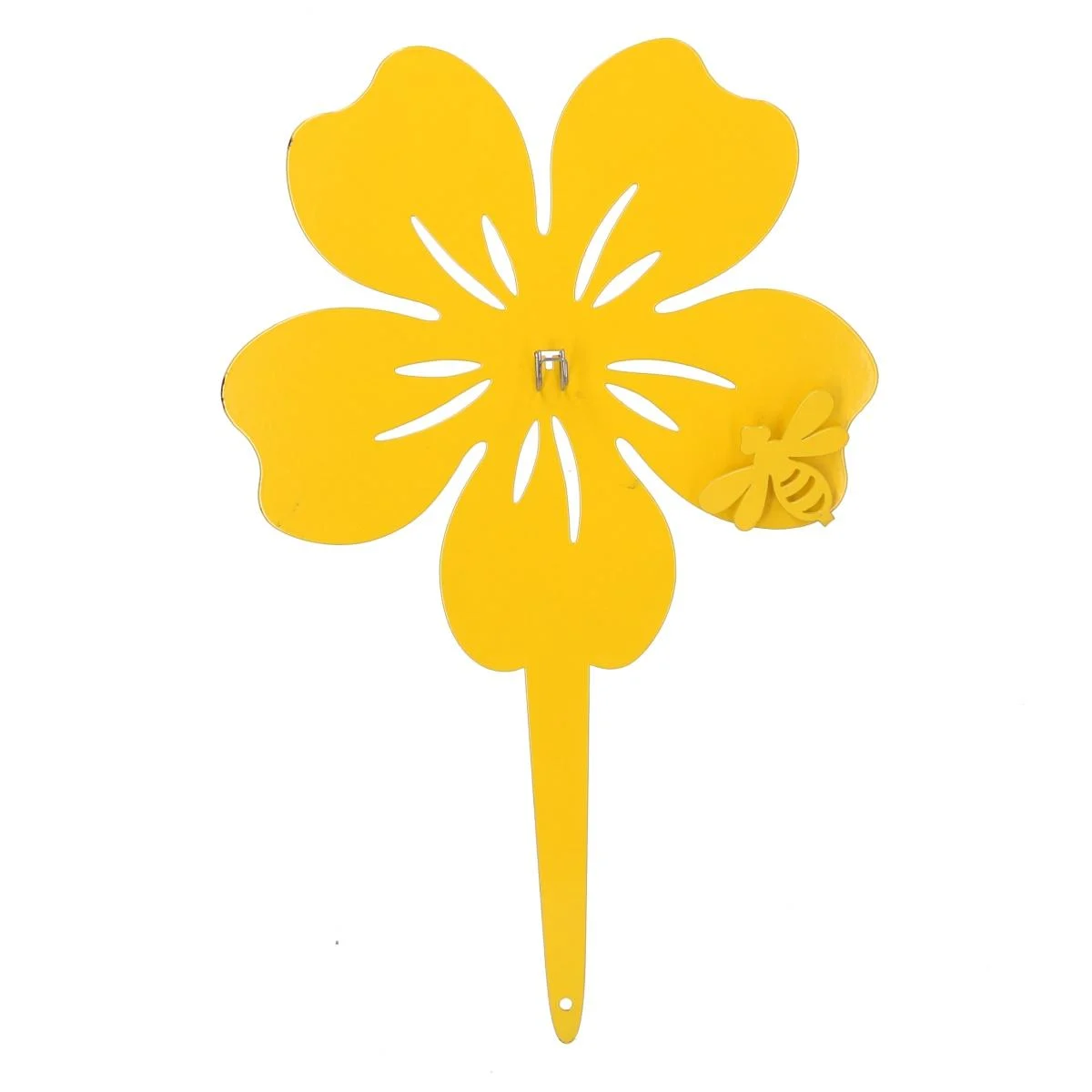 Portaspirali Fiore Giallo Metallo cm.23x2x36