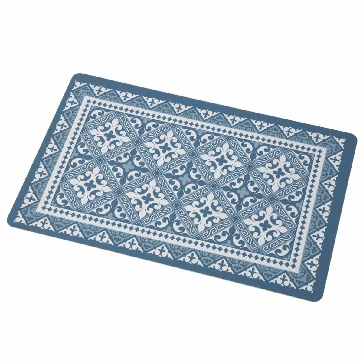 Tovaglietta Americana PVC Arabesque Blu cm.43x28