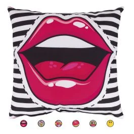 Cuscino arredo double face 45x45 cm, Pop Sibilla