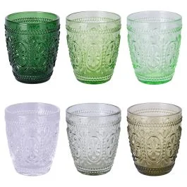 Set 6 bicchieri acqua 300 ml, Imperial Greenery