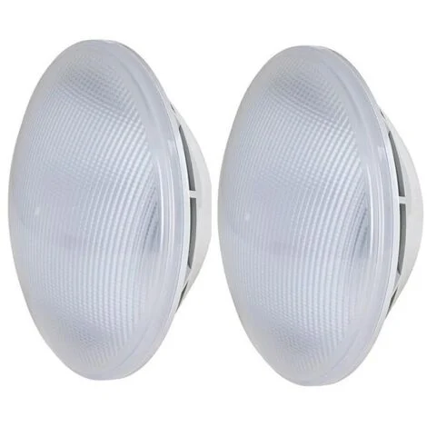 Set di 2 Lampada LED per Piscina Luce Bianca PAR56 900 Lumen, 9W, Ø17,7 cm