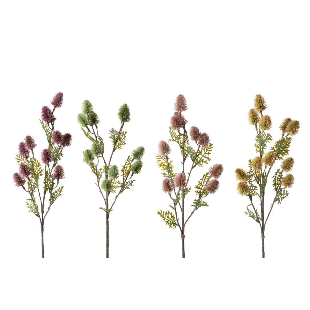 Fiore Mini Cardo x11 Assortito 4 Colori cm.64