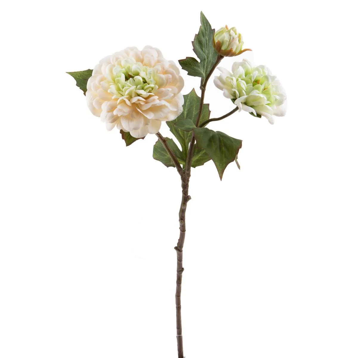 Fiore Dalia Bianco Crema x3 cm.59