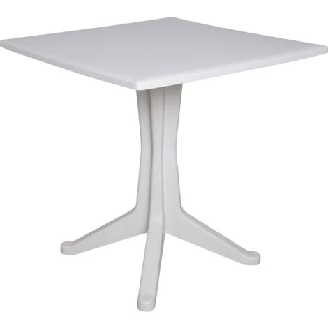 Tavolo da Esterno - Bianco 70x70x72h cm