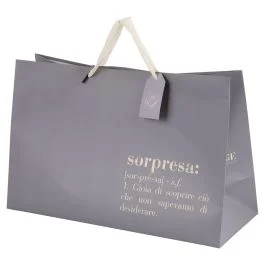 Busta regalo larga in carta 39x15x25 cm, Victionary Sorpresa
