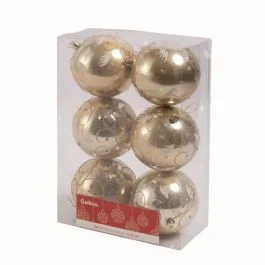 Set 6 palle di Natale Ø 10 cm