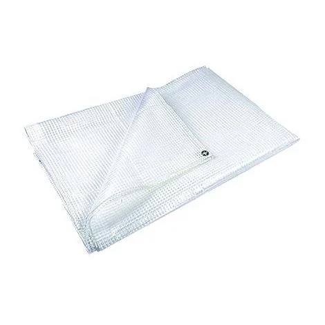 Telone Telo Copertura Retinato Con Occhielli Mt.3X6 Colore Bianco