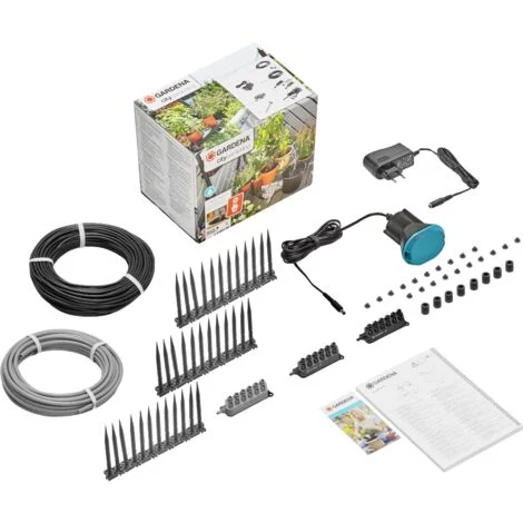 GARDENA Set vacanze per irrigare fino a 36 piante da balcone (1265-20)
