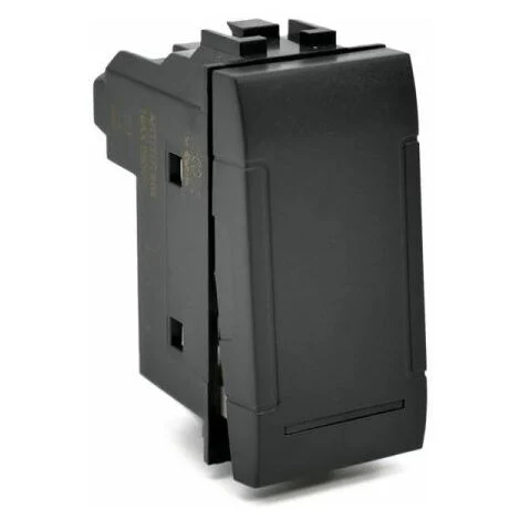 Mapam ART Deviatore Unipolare 16A 250V T1 compatibile Bticino Living International Nero - 803N