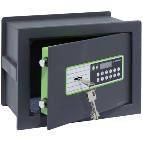 ARREGUI Supra 241020 Cassaforte a muro con serratura a chiave e codiceCassaforte da incaso a parete con Fondo EstensibileAlto livello di sicurezzaFacile da installare28 x 36 x 15/25 cm