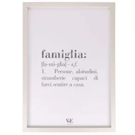 Quadro decorativo con cornice 50x70 cm, Victionary Famiglia