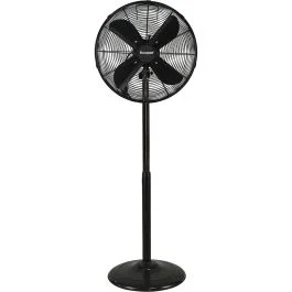 Ventilatore a piantana 4 pale Ø 40 cm, 50 W, nero, Kooper