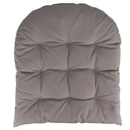 Cuscino sedia 50x46 cm, idrorepellente, tortora, Pachá Esté