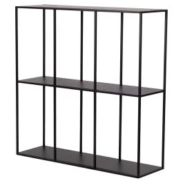 Scaffale/libreria 3 ripiani nero Esté
