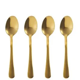 Set 4 cucchiaini oro lucido, 5Th Avenue Sibilla