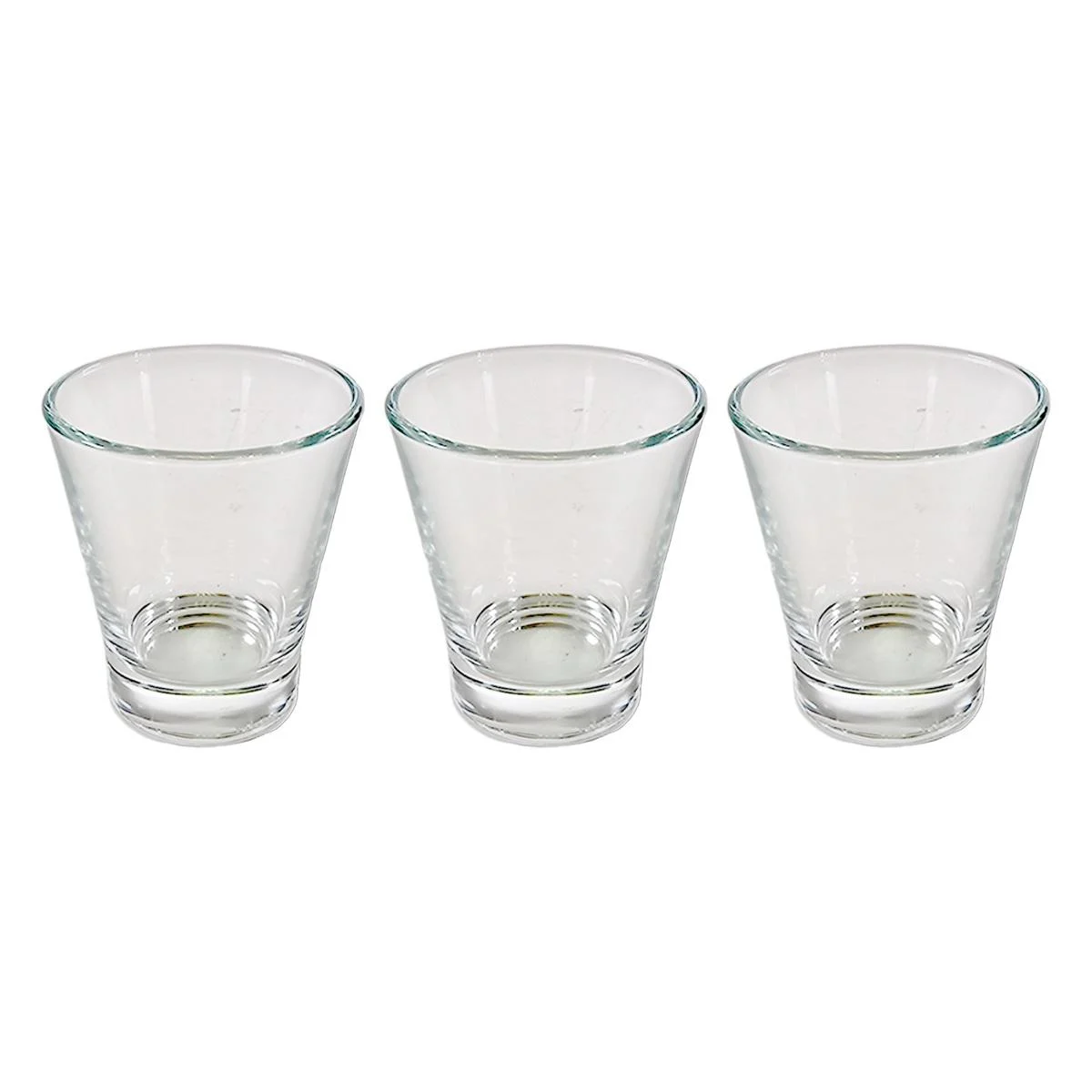 Bicchieri Vetro Set pz.3 Caffè Vetro Caffeino ml.85