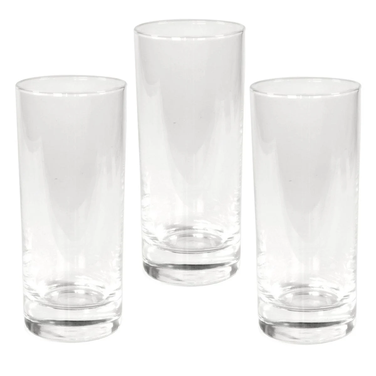 Bicchieri Vetro Set pz.3 Cortina ml.270