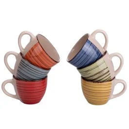 Set 6 tazzine caffè 90 ml, Lipari