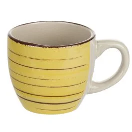Tazzina caffè 90 ml giallo, Lipari