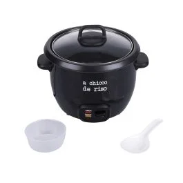 Cuociriso in acciaio con coperchio, 2 funzioni, 400W, avorio, S.P.Q.eRe