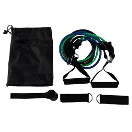 Set 3 fasce resistenza con manici e cavigliere, FitLover