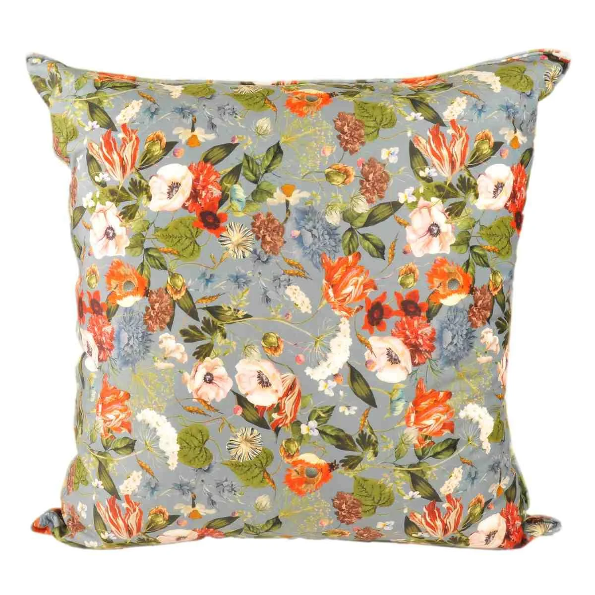 Cuscino Arredo Velour Campanule cm.55x55x23