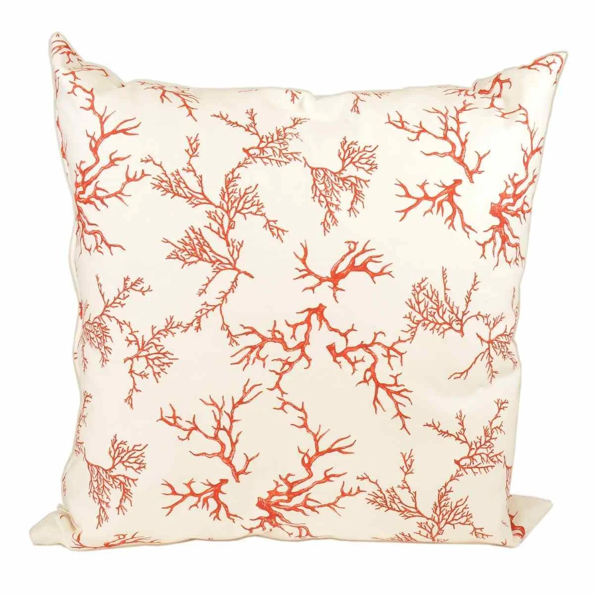 Cuscino Arredo Cotton Corallo Rosso cm.42x42